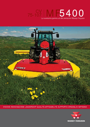 Tractores - tracción 4 ruedas Massey Ferguson MF 5430-4 Freisicht
