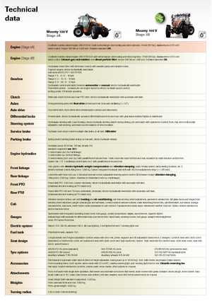 Tractores - tracción 4 ruedas Reform Werke Mounty 100 V