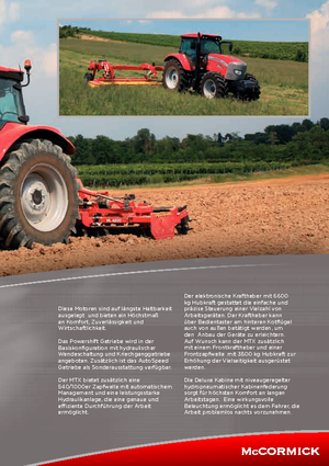 Tractores - tracción 4 ruedas McCormick MTX 120