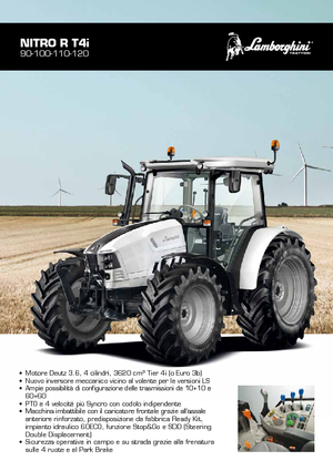 Tractores - tracción 4 ruedas Lamborghini Nitro R 100 DT GS