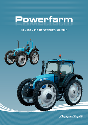 Tractores - tracción 4 ruedas Landini Powerfarm 100 HC