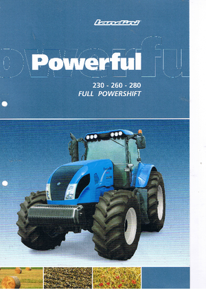 Tractores - tracción 4 ruedas Landini Powerful 230