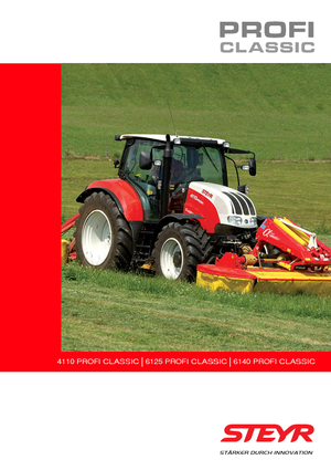 Tractores - tracción 4 ruedas Steyr 6125 Profi Classic Profi