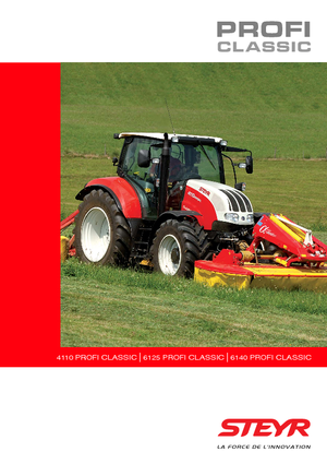 Tractores - tracción 4 ruedas Steyr 6125 Profi Classic Profi