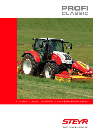 Tractores - tracción 4 ruedas Steyr 6125 Profi Classic Profi