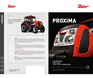 Tractores - tracción 4 ruedas Zetor Proxima 70 EKO