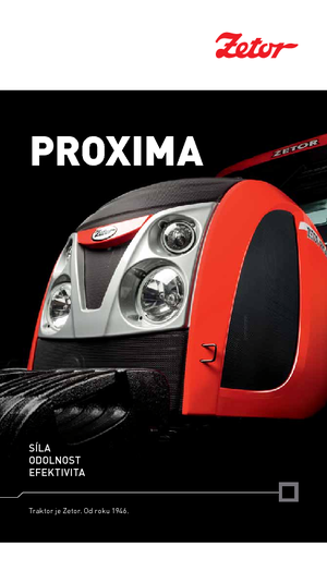 Tractores - tracción 4 ruedas Zetor Proxima 70 EKO