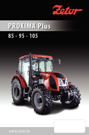 Tractores - tracción 4 ruedas Zetor Proxima Plus 95
