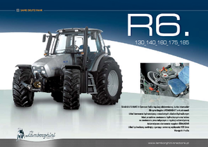 Tractores - tracción 4 ruedas Lamborghini R 6.160 DCR