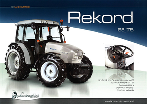 Tractores - tracción 4 ruedas Lamborghini Rekord 75