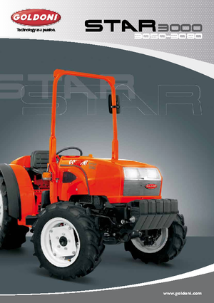Tractores - tracción 4 ruedas Goldoni Star 3050 SL
