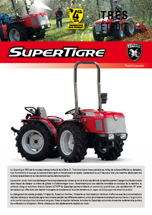 Tractores - tracción 4 ruedas Carraro Supertigre 5500
