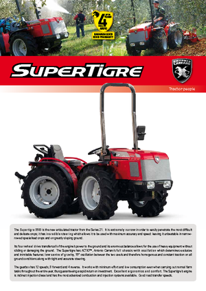 Tractores - tracción 4 ruedas Carraro Supertigre 5500