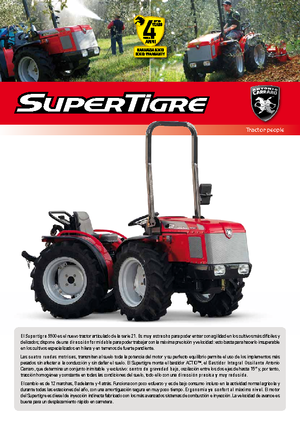 Tractores - tracción 4 ruedas Carraro Supertigre 5500