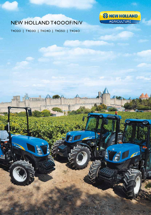Tractores - tracción 4 ruedas New Holland T 4040 V (701)