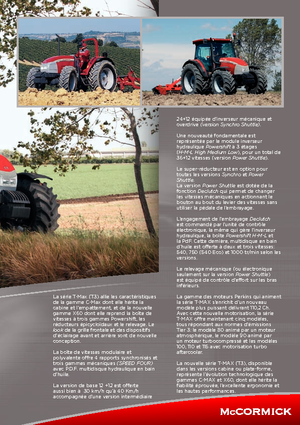 Tractores - tracción 4 ruedas McCormick T 80 Max RPS