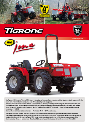 Tractores - tracción 4 ruedas Carraro Tigrone 5500