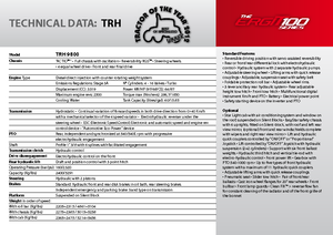 Tractores - tracción 4 ruedas Carraro TRH 9800