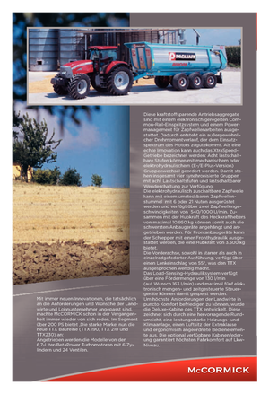 Tractores - tracción 4 ruedas McCormick TTX 230 E