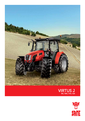 Tractores - tracción 4 ruedas SAME Virtus J 100 DT LS