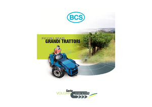 Tractores - tracción 4 ruedas BCS Volcan 850 RS