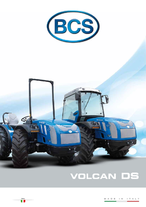 Tractores - tracción 4 ruedas BCS Volcan 950 DS