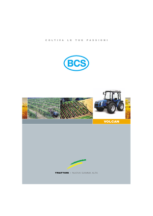 Tractores - tracción 4 ruedas BCS Volcan 950 AR