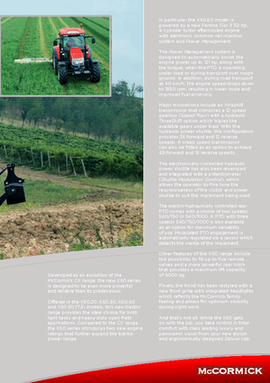 Tractores - tracción 4 ruedas McCormick X 60.30