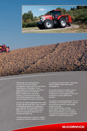 Tractores - tracción 4 ruedas McCormick XTX 145 E-Plus