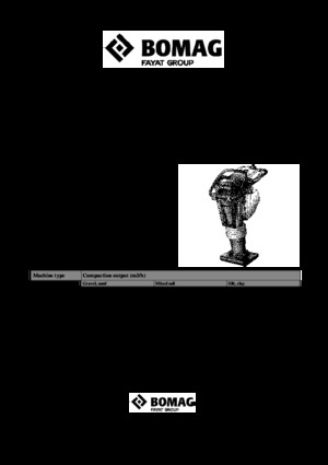 Apisonadores a gasolina y diesel Bomag BVT 65