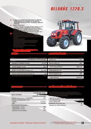 Tractores - tracción 4 ruedas Belarus 1220.3