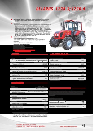 Tractores - tracción 4 ruedas Belarus 1220.3
