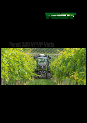 Tractores - tracción 4 ruedas Fendt 209 V Vario Power