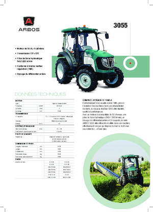 Tractores - tracción 4 ruedas Arbos 3055