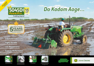 Tractores - tracción 4 ruedas John Deere 5045 PowerPro
