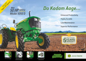 Tractores - tracción 4 ruedas John Deere 5050