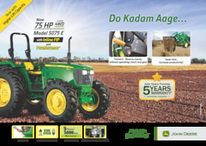 Tractores - tracción 4 ruedas John Deere 5075 TREM-III
