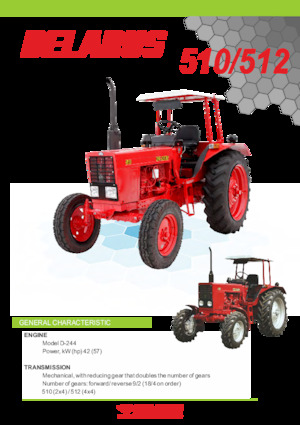 Tractores - tracción 4 ruedas Belarus 512