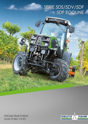 Tractores agrículas de orugas DEUTZ-FAHR 5100 DF Ecoline