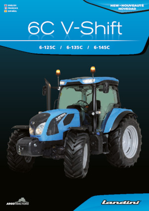 Tractores - tracción 4 ruedas Landini 6-125C V-Shift