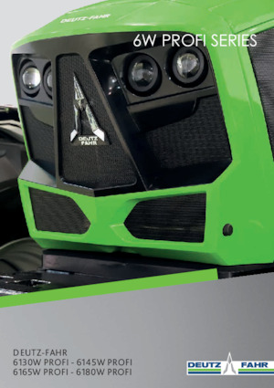 Tractores - tracción 4 ruedas DEUTZ-FAHR 6165W Profi