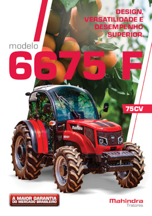 Tractores - tracción 4 ruedas Mahindra 6675F