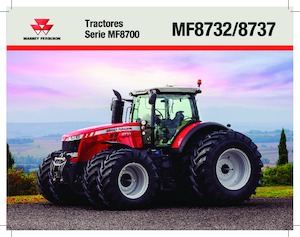 Tractores - tracción 4 ruedas Massey Ferguson 8732	