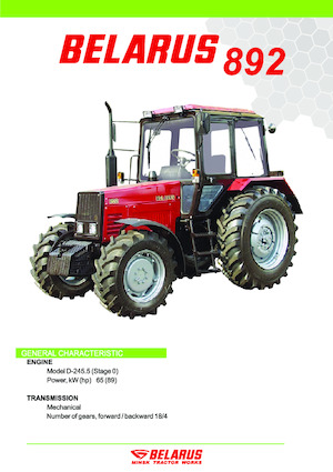 Tractores - tracción 4 ruedas Belarus 892.2