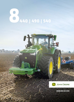Tractores - tracción 4 ruedas John Deere 8R 490  