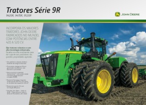 Tractores - tracción 4 ruedas John Deere 9520R