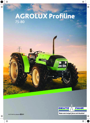 Tractores - tracción 4 ruedas DEUTZ-FAHR Agrolux 75 Profiline