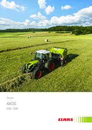 Tractores - tracción 4 ruedas Claas Axos 240  