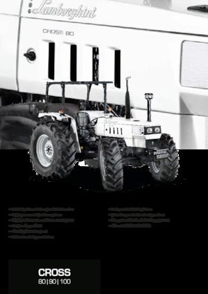 Tractores - tracción 4 ruedas Lamborghini Cross 75