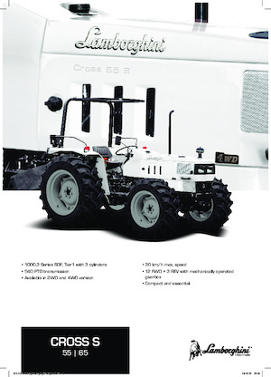 Tractores - tracción 4 ruedas Lamborghini Cross S 55